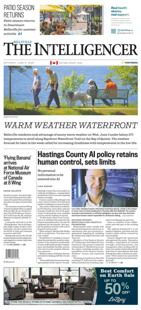 Cover of The Intelligencer (Belleville)