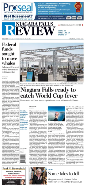 Cover of The Niagara Falls Review
