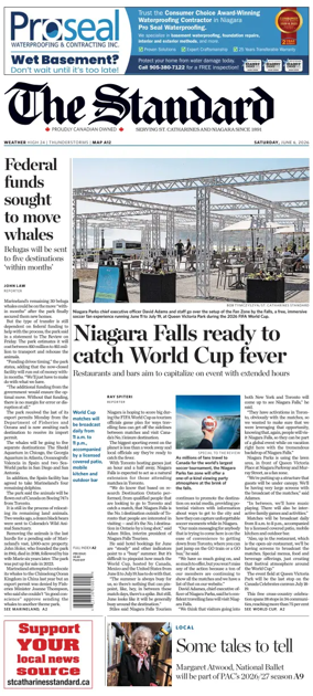 Cover of The Standard (St. Catharines)