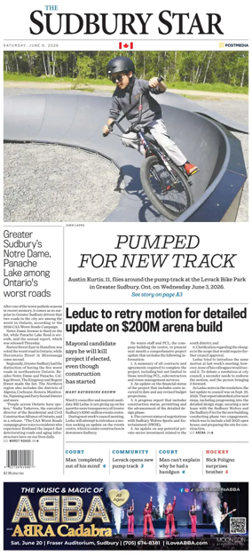 Cover of The Sudbury Star