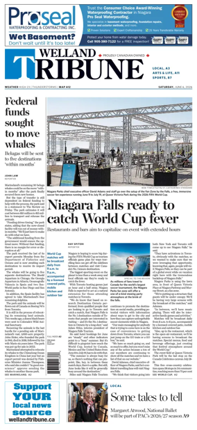Cover of The Welland Tribune
