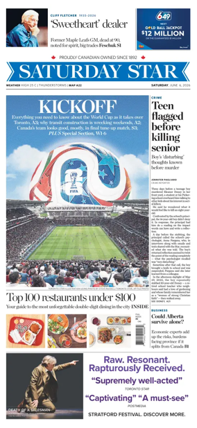Cover of Toronto Star