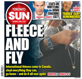 Cover of Toronto Sun