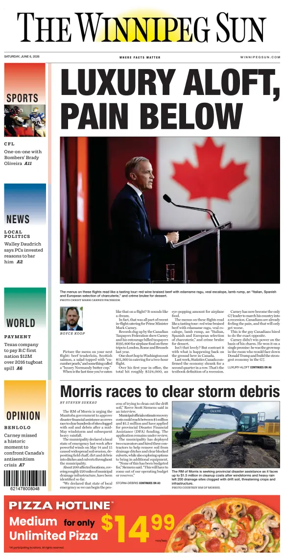 Cover of Winnipeg Sun