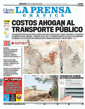 Cover of La Prensa Grafica