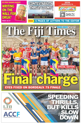 Cover of The Fiji Times