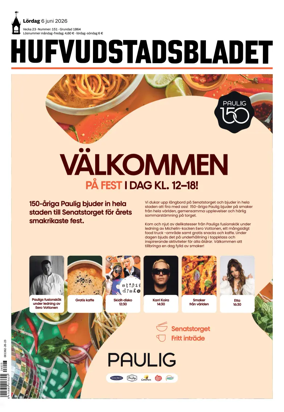 Cover of Hufvudstadsbladet