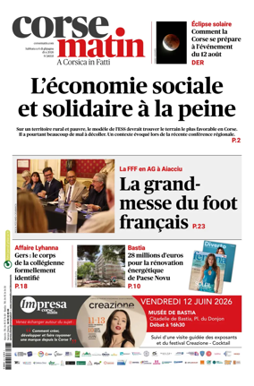 Cover of Corse Matin