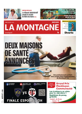 Cover of La Montagne (Montlucon)