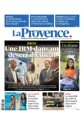 Cover of La Provence Martigues-Istres-Vitrolles-Marignane