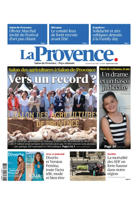 Cover of La Provence Salon-de-Provence / Pays salonais