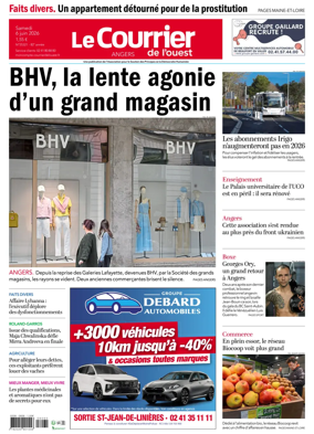 Cover of Le Courrier de l’Ouest (Angers)
