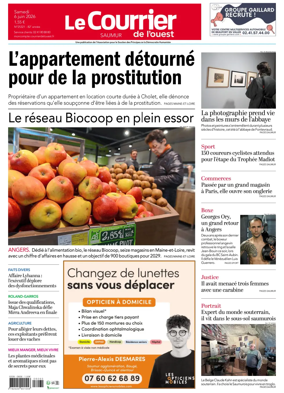 Cover of Le Courrier de l’Ouest (Saumur)