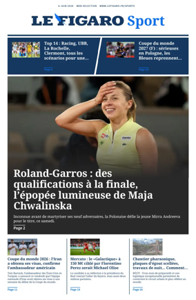 Cover of Le Figaro Sport