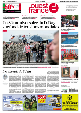 Cover of Ouest-France (Lannion / Paimpol / Guingamp)
