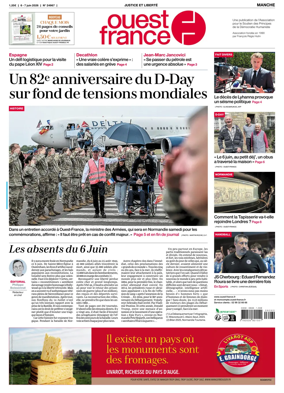 Cover of Ouest France (Manche)