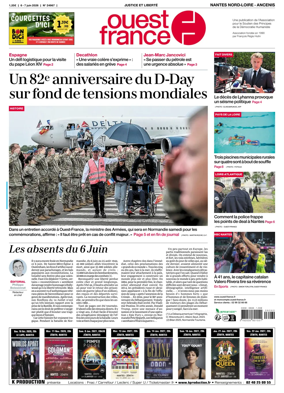 Cover of Ouest France (Nantes Nord-Loire - Ancenis)