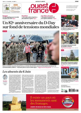 Cover of Ouest France (Orne)