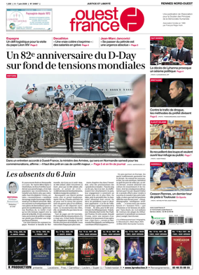 Cover of Ouest-France (Rennes Nord-Ouest)