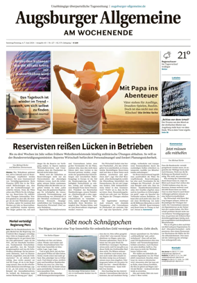Cover of Augsburger Allgemeine (Ausgabe Stadt)