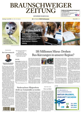 Cover of Braunschweiger Zeitung (Gifhorn)