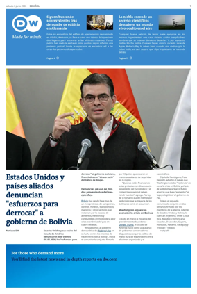 Cover of Deutsche Welle (Spanish edition)