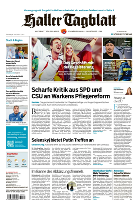 Cover of Haller Tagblatt