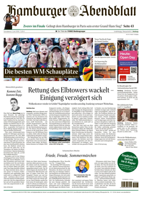 Cover of Hamburger Abendblatt (Harburg)