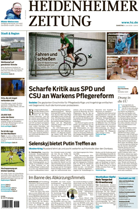 Cover of Heidenheimer Zeitung