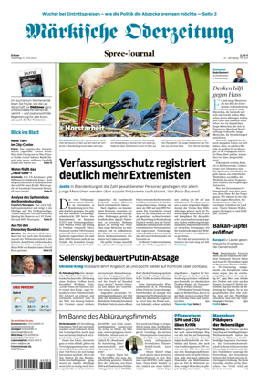 Cover of Markische Oderzeitung Erkner