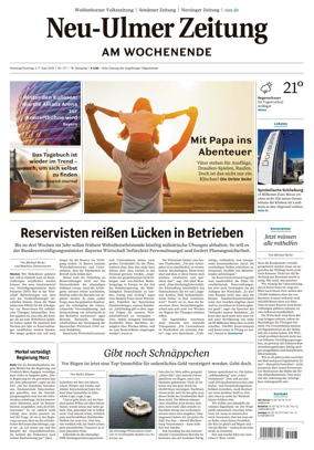 Cover of Neu-Ulmer Zeitung