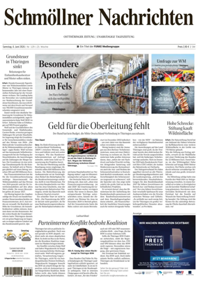Cover of Ostthuringer Zeitung (Schmolln)