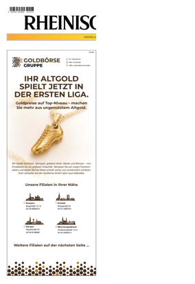 Cover of Rheinische Post Viersen