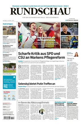 Cover of Rundschau fur den Schwabischen Wald – Der Kocherbote