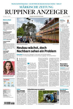 Cover of Ruppiner Anzeiger