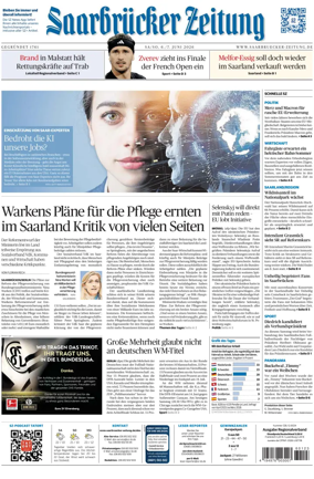 Cover of Saarbruecker Zeitung