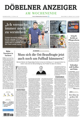 Cover of Sachsische Zeitung (Dobeln)