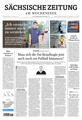 Cover of Sachsische Zeitung (Meissen Radebeul und das Elbland)