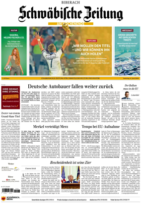 Cover of Schwabische Zeitung (Biberach)