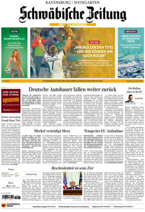 Cover of Schwabische Zeitung (Ravensburg / Weingarten)