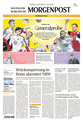 Cover of Solinger Bergische Morgenpost/Remscheid