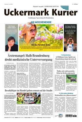 Cover of Templiner Zeitung