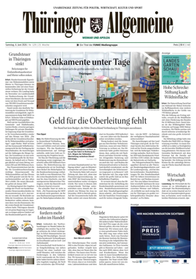 Cover of Thuringer Allgemeine (Apolda)