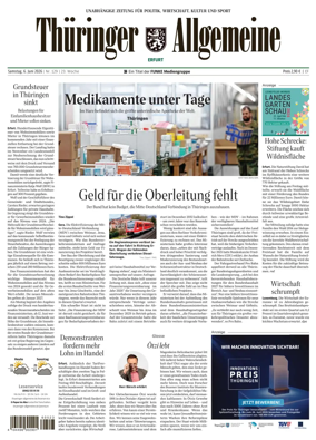 Cover of Thuringer Allgemeine (Erfurt)