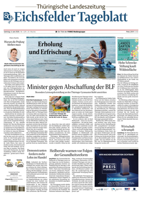 Cover of Thuringische Landeszeitung (Eichsfeld)