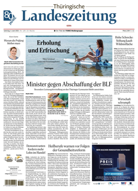 Cover of Thuringische Landeszeitung (Gera)