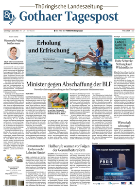 Cover of Thuringische Landeszeitung (Gotha)
