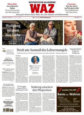 Cover of Westdeutsche Allgemeine Zeitung (Bochum)