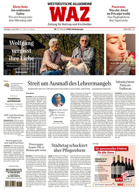 Cover of Westdeutsche Allgemeine Zeitung (Bottrop)