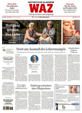 Cover of Westdeutsche Allgemeine Zeitung (Moers)